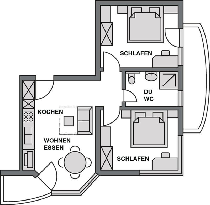 Apart Bergkristall 세르파우스 외부 사진